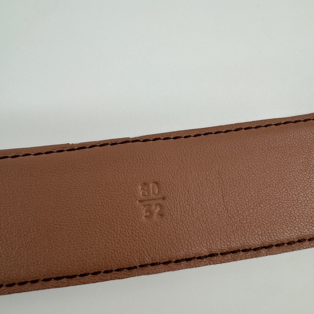 PRADA Suede Leather Blush Belt Size 80/32 1C 5379 Women Made In Italy - Picture 5 of 14